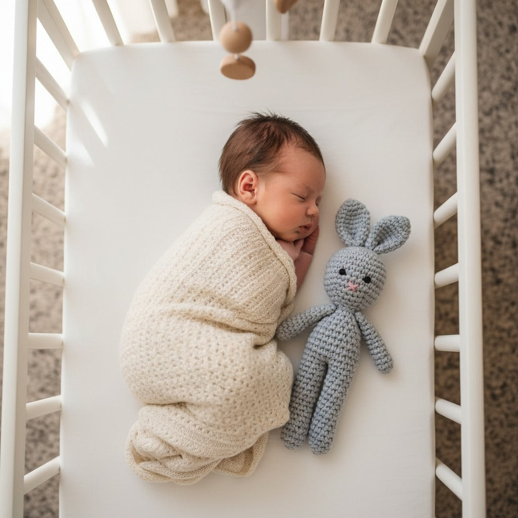 doudou lapin en crochet sommeil serein - Doux-Crochet