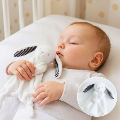 doudou lapin sommeil profond lapin blanc