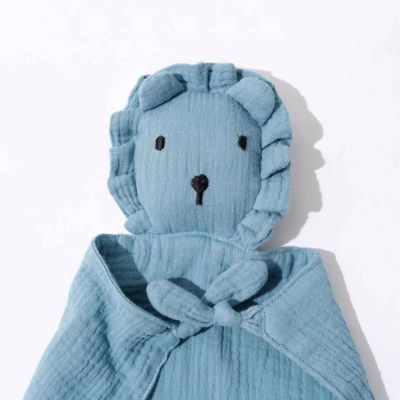 Doudou léger détail Lion en Mousseline
