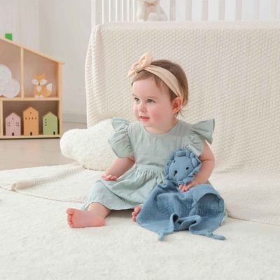 Doudou léger doux Lion en Mousseline