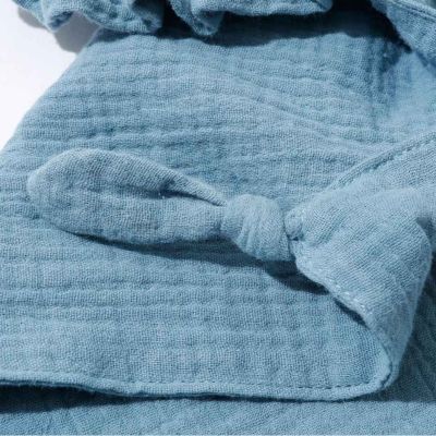 Doudou léger moelleux Lion en Mousseline