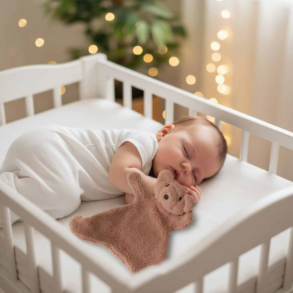 doudou ours compagnon douillet sommeil profond Ourson de Laine