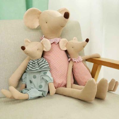 doudou rosie olive en rose et vert -Rosie & Olive