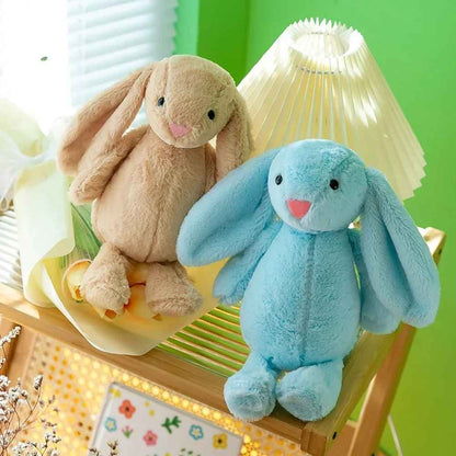 lapin en peluche avec nez brode Ultra doux