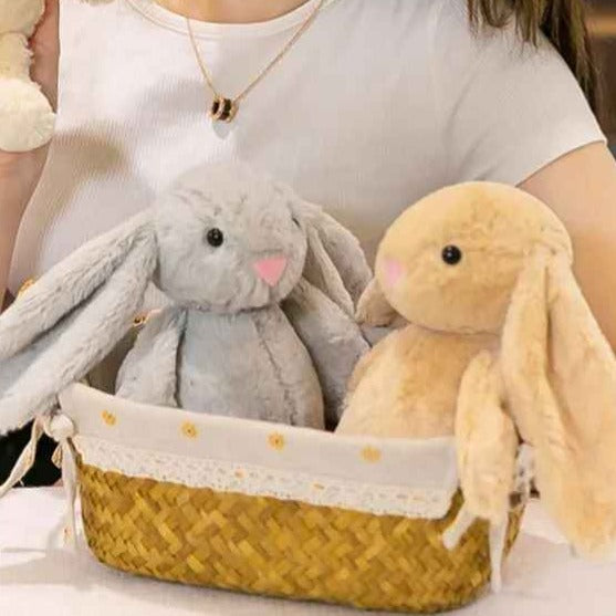 lapin en peluche compagnon apaisant Ultra doux