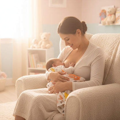 maman allaite bebe avec couverture ete pour bebe coton respirant