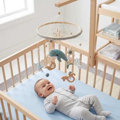 Mobile bebe pour l'éveil de bébé - Rêve Marin