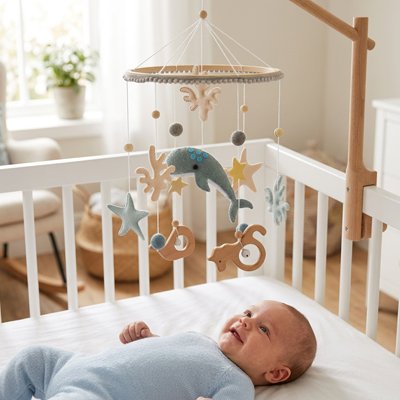 Mobile bebe pour sommeil paisible de bébé - Rêve Marin