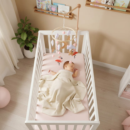 mobile bébé sommeil paisible flamant rose sweetdreams