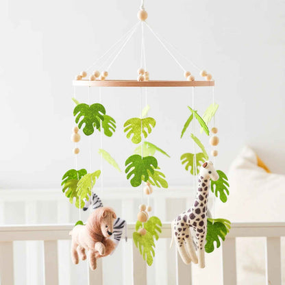 mobile musical bebe rassurant stimulant Berceuse Safari