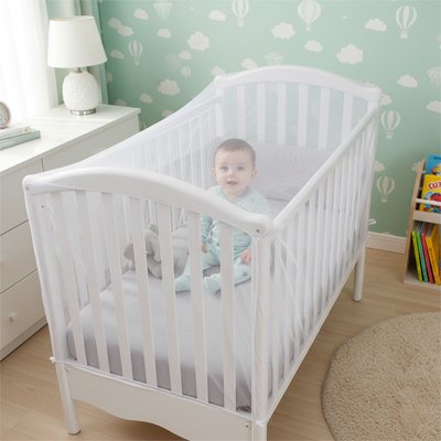 Moustiquaire bebe lit confortable et apaisante Protection Respirante