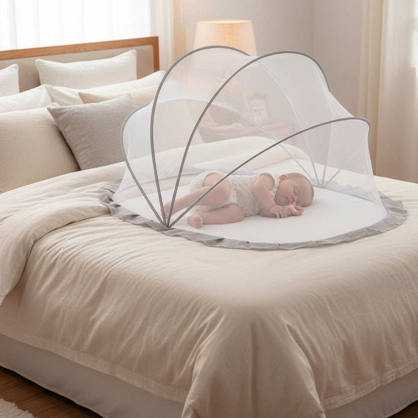 moustiquaire bebe lit sommeil serein pliable naturelle