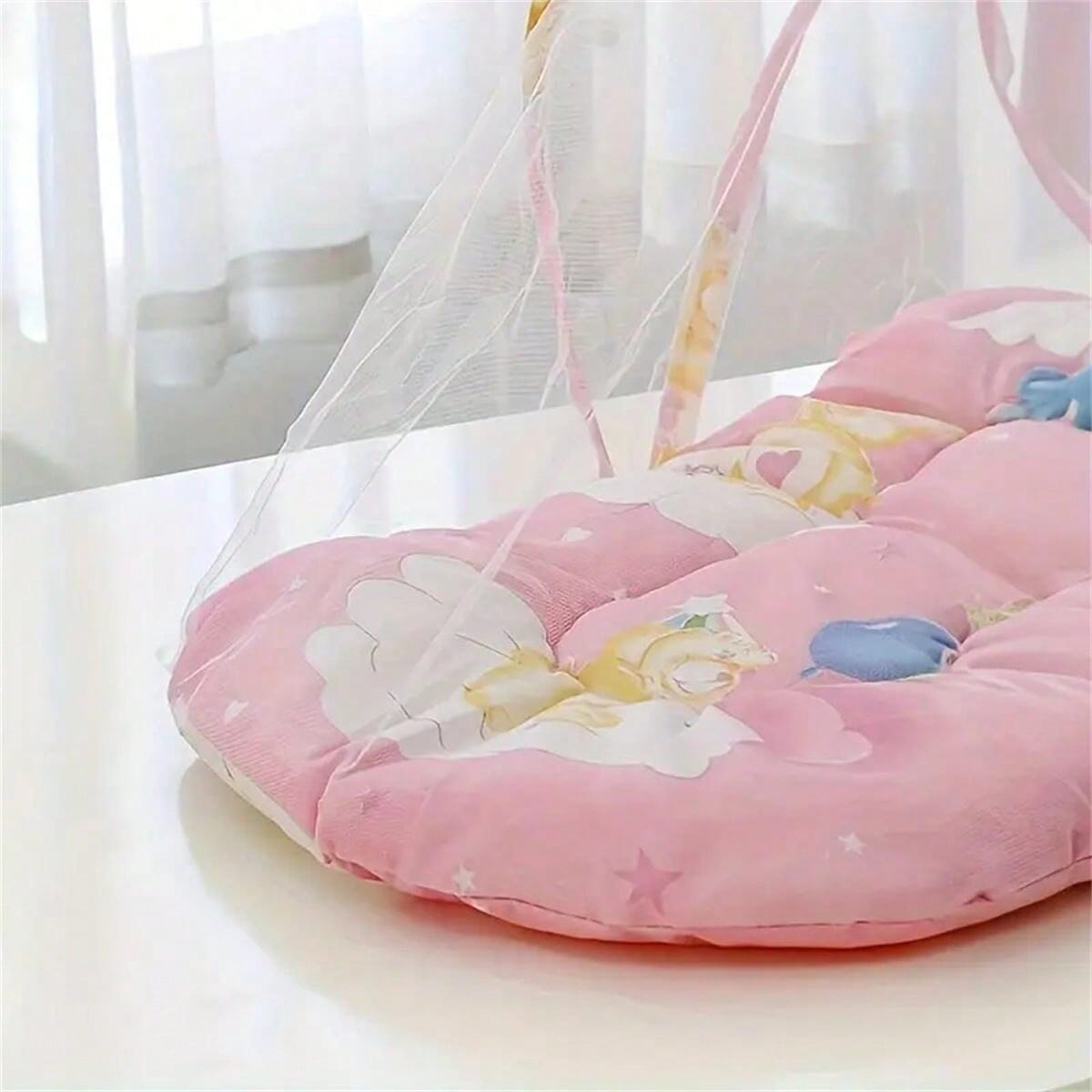 moustiquaire lit bébé avec maille fine protectrice sleepnest rose