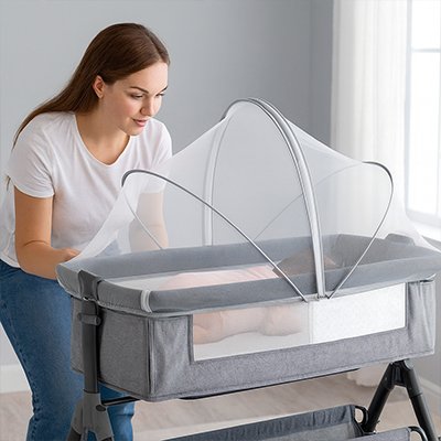 Moustiquaire lit bébé confortable - Protection Universelle