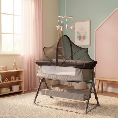 moustiquaire lit bébé douce légère noire Protection Universelle