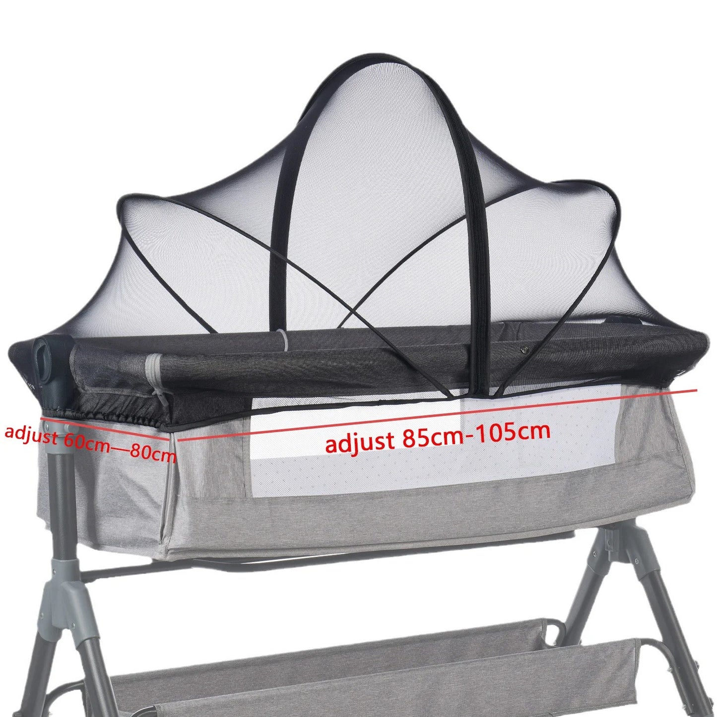 moustiquaire lit bébé douce noire Protection Universelle