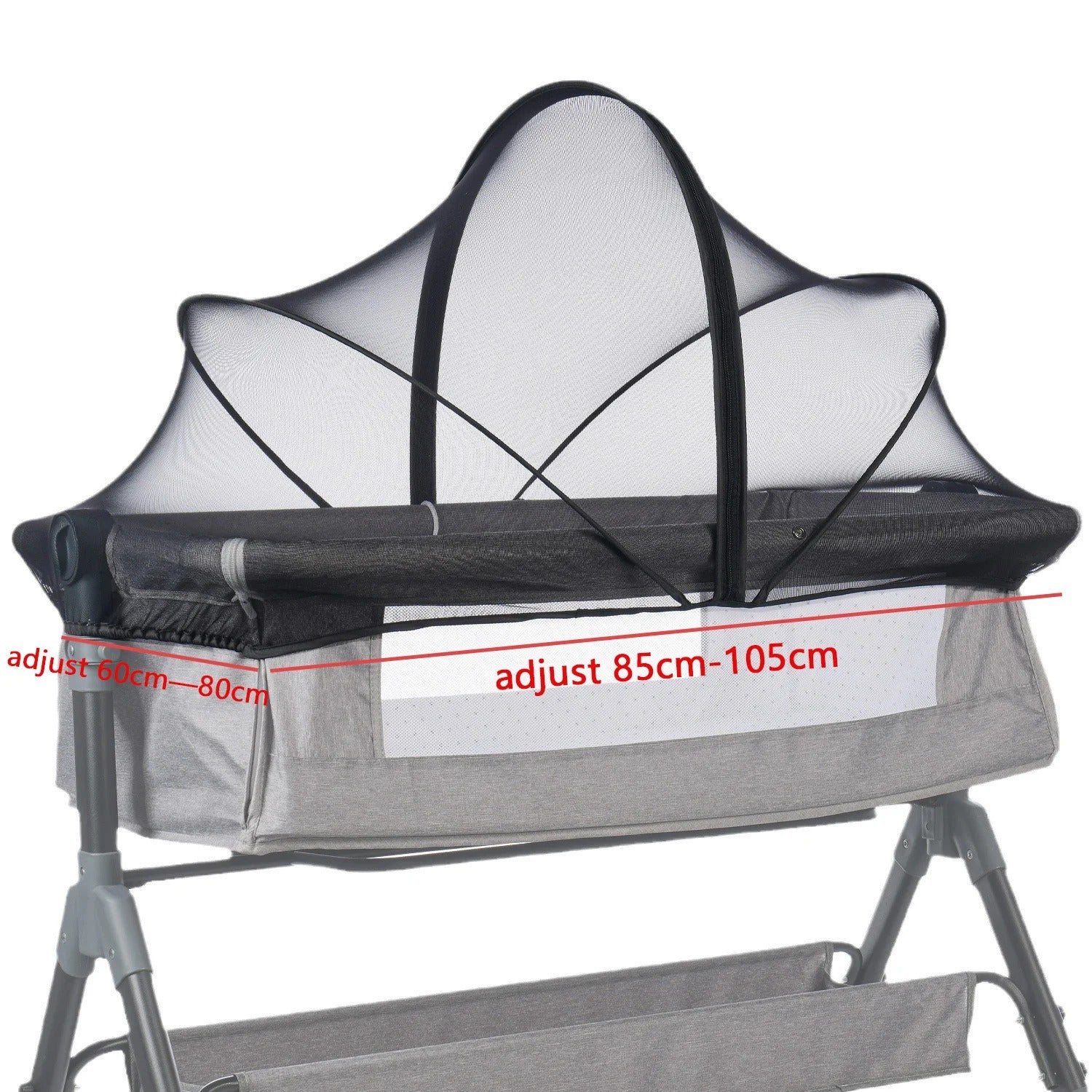 moustiquaire lit bébé douce noire Protection Universelle
