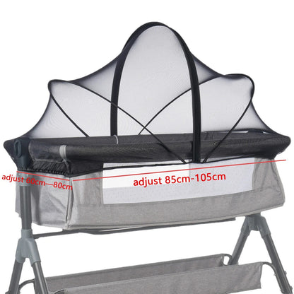 moustiquaire lit bébé douce noire Protection Universelle