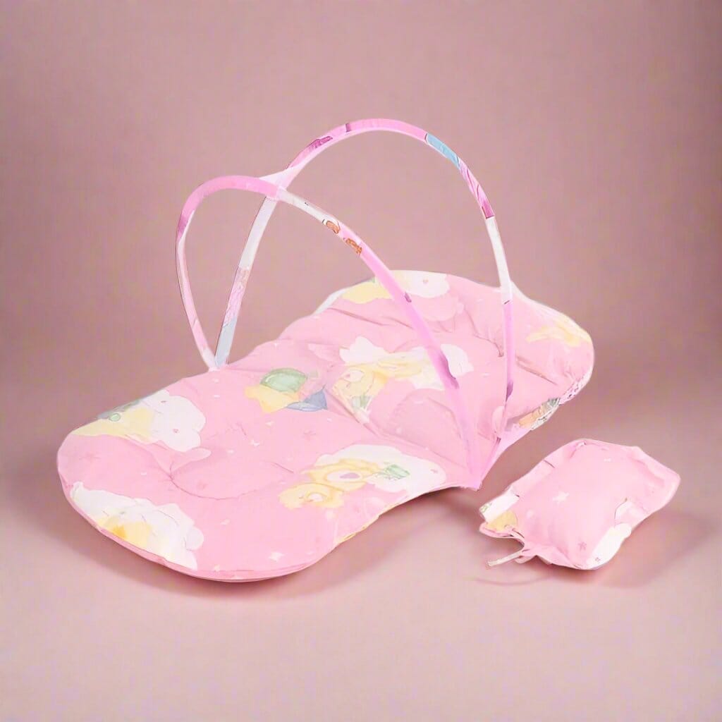 moustiquaire lit bébé pliable sleepnest rose