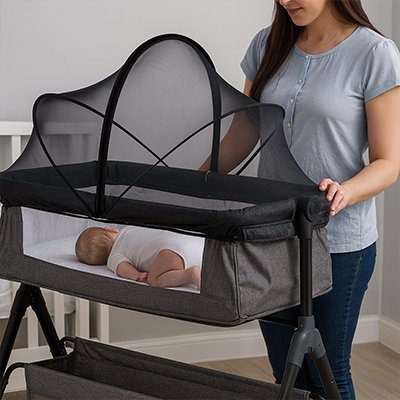 Moustiquaire lit bébé pratique contre les insectes 