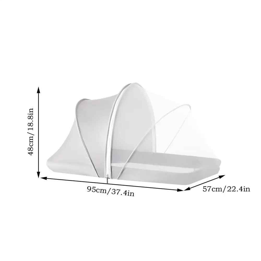 moustiquaire pour lit bebe protectrice blanche SleepGuard