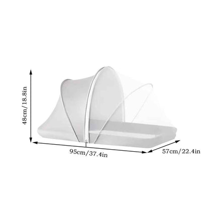 moustiquaire pour lit bebe protectrice blanche SleepGuard