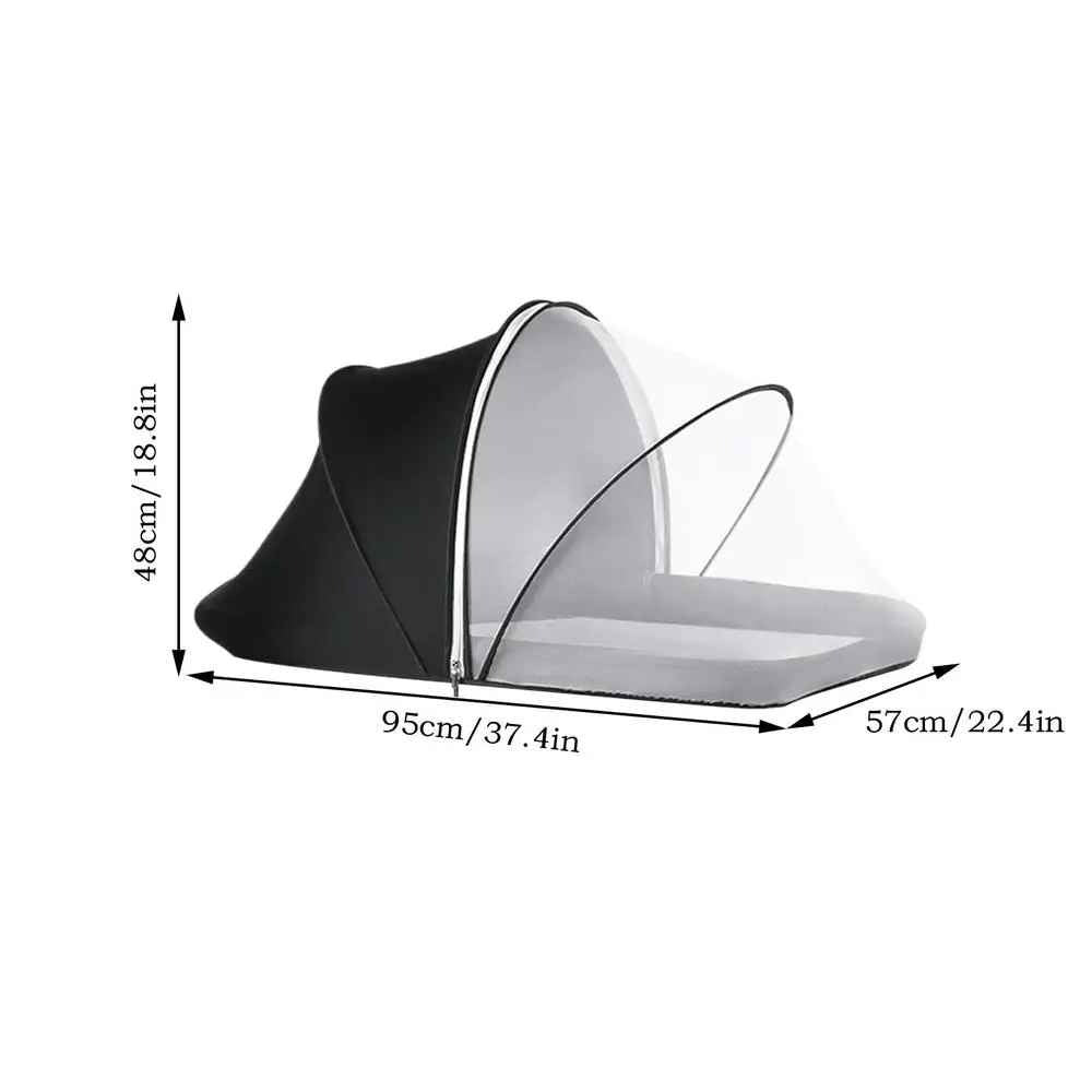 moustiquaire pour lit bebe protectrice noire SleepGuard