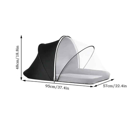 moustiquaire pour lit bebe protectrice noire SleepGuard