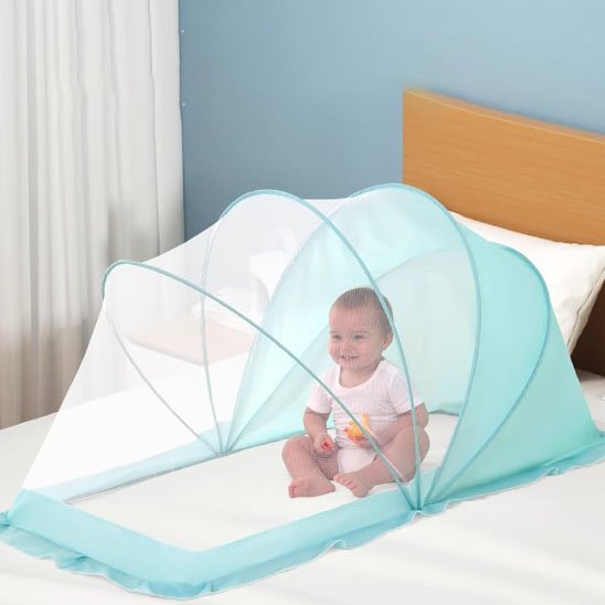 Moustiquaires lit bebe pliable et légère Protect'Air