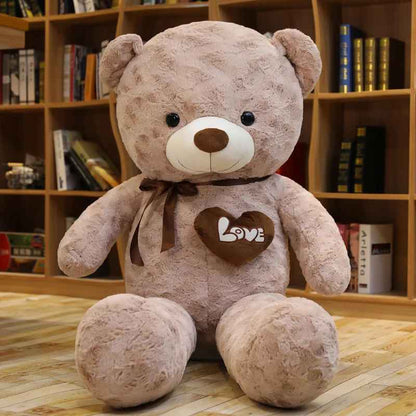 ours en peluche en coton doux apaisante beige - Artisanal Doux