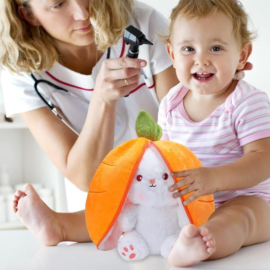 Peluche lapin douillette et soyeuse Doudou Réconfortant