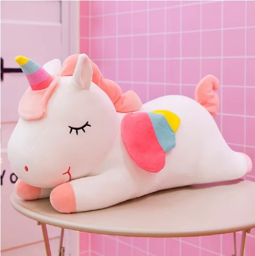 peluche licorne couleurs pastels Dormilune