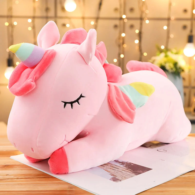 peluche licorne douce et chaleureuse Dormilune