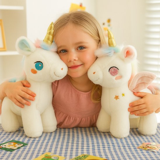  Peluche licorne douce et rassurante Étoilune Magique
