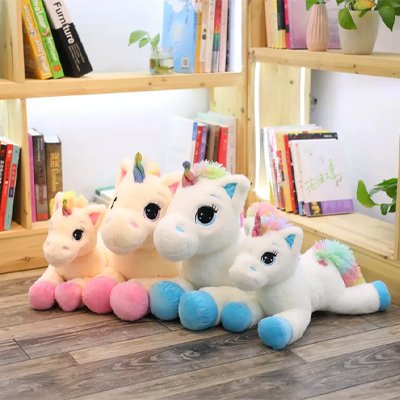 peluche licorne moelleuse et féerique Doudou Ultra-Douce