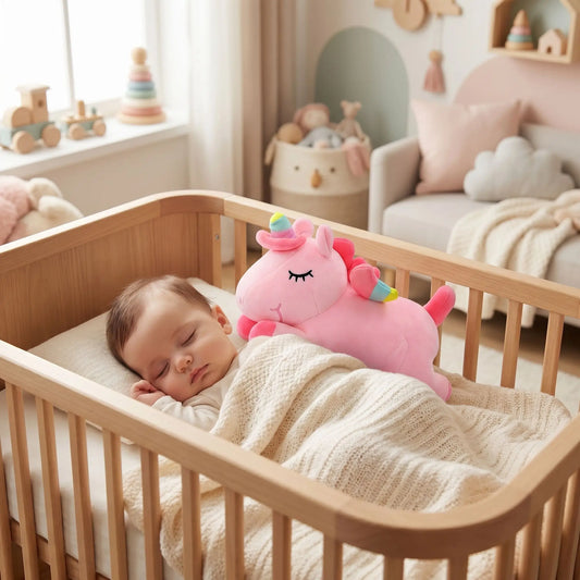 peluche licorne rassurante pour sommeil paisible Dormilune