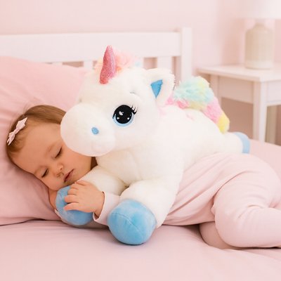  peluche licorne rêveuse et élégante Doudou Ultra-Douce