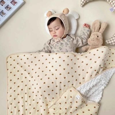 Plaid bebe doux sommeil profond petit cœurs TenderHug