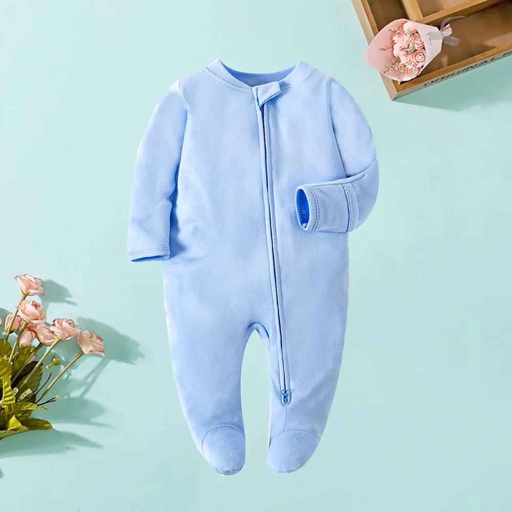 pyjama bebe garcon tissu doux confortable bleu Coton Bio Confort