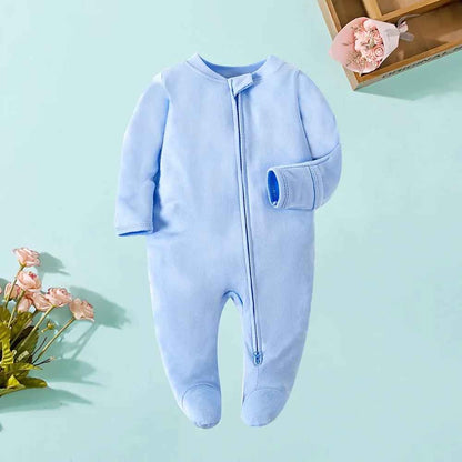pyjama bebe garcon tissu doux confortable bleu Coton Bio Confort