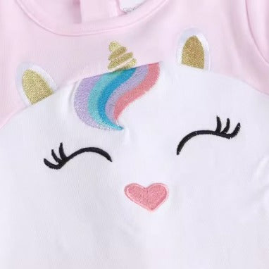 pyjama bébé motif licorne Coton Bio