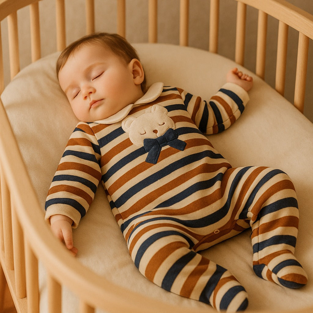 pyjama bebe velour élégant sommeil paisible DouceurNuit