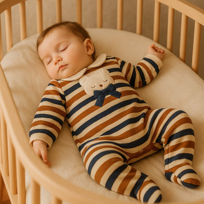 pyjama bebe velour élégant sommeil paisible DouceurNuit