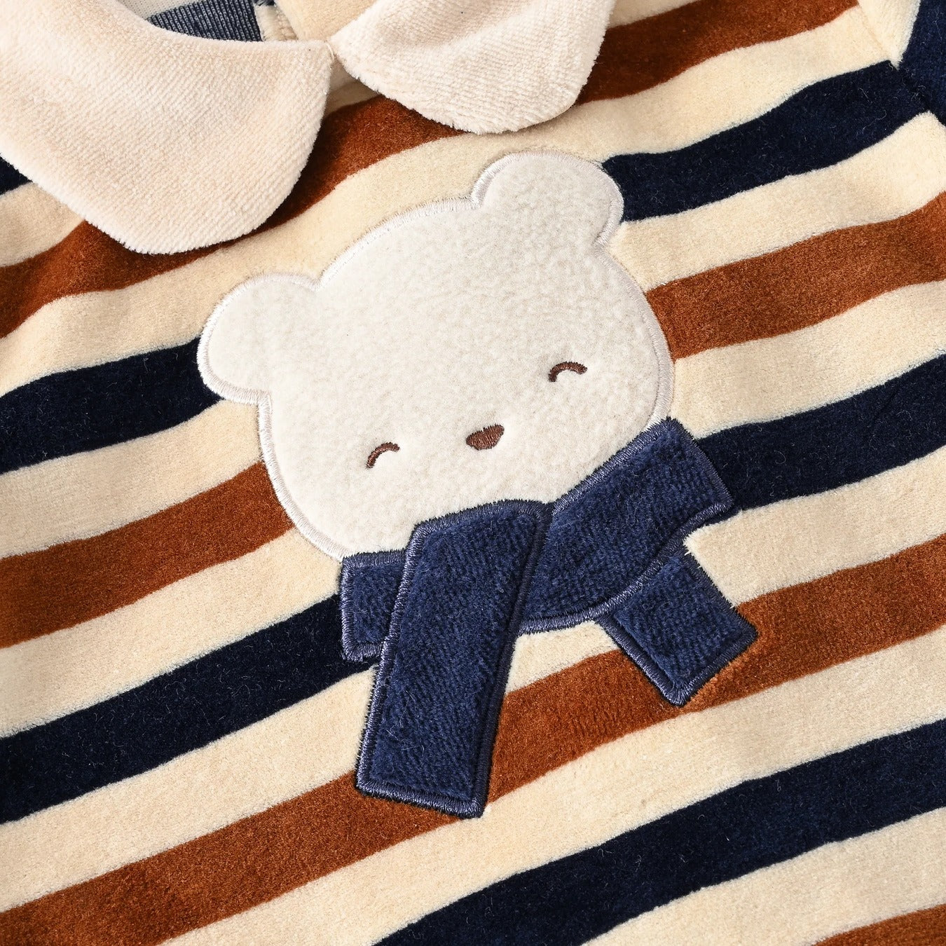 pyjama bebe velour ours mignon DouceurNuit