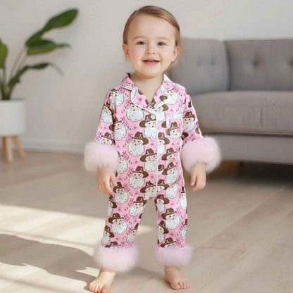 pyjama noel bebe doux élégant Noël en Pyjama