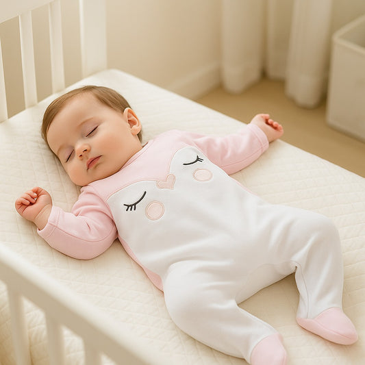 pyjama velour bebe sommeil paisible Douceur Nocturne