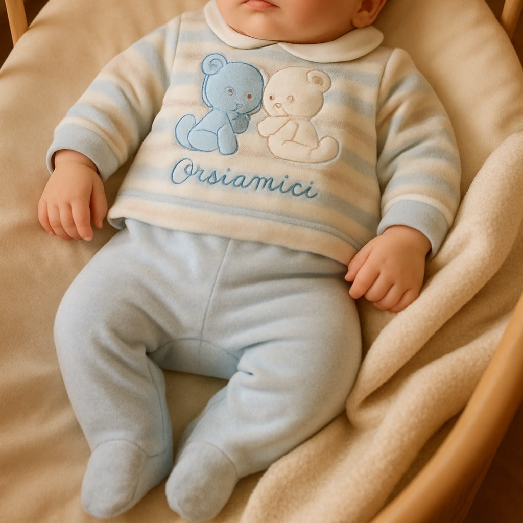 pyjama velours bébé doux confortable Doudou Coton