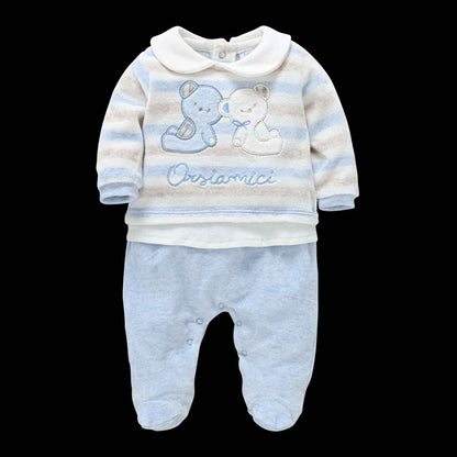 pyjama velours bébé doux élégant Doudou Coton