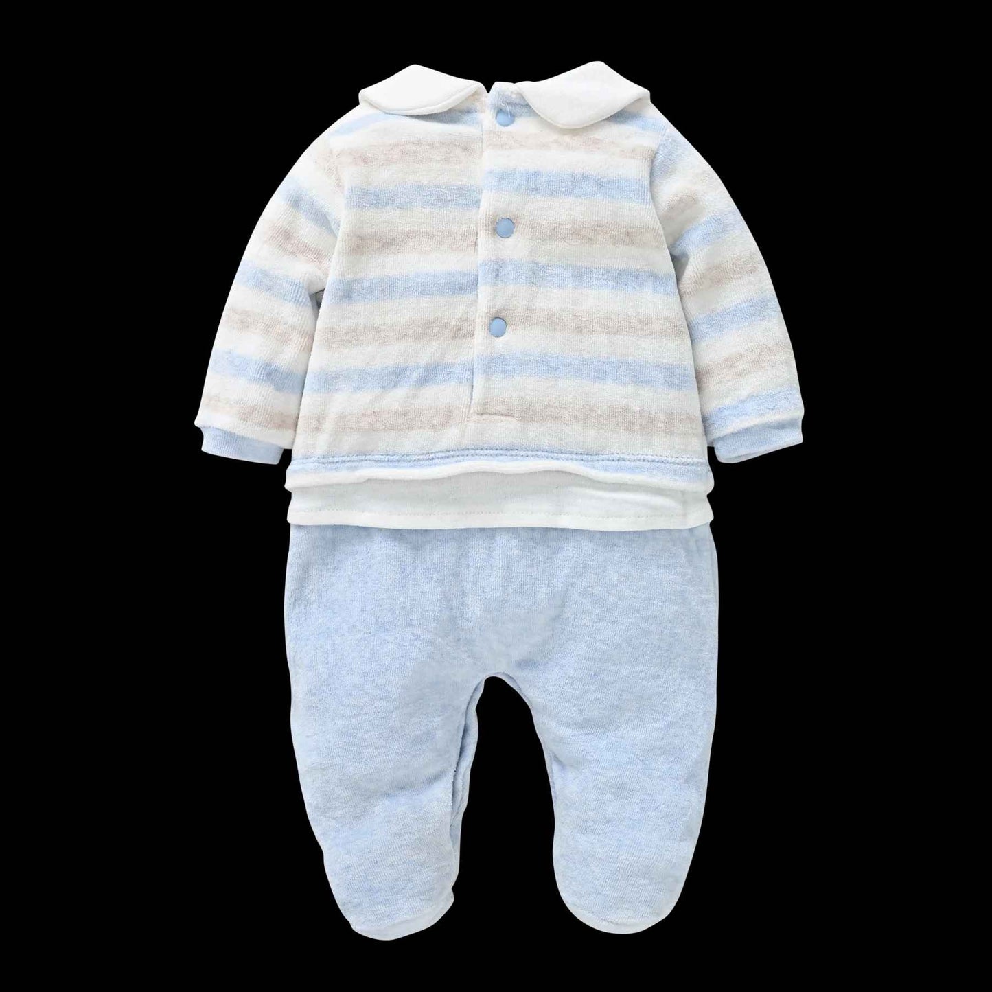 pyjama velours bébé tissu doux soyeux Doudou Coton