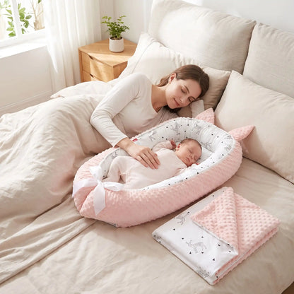 reducteur de lit avec couverture assortie cocon enveloppant
